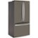 Angle Zoom. GE - 23.1 Cu. Ft. French Door Counter-Depth Refrigerator - Fingerprint resistant stainless steel.