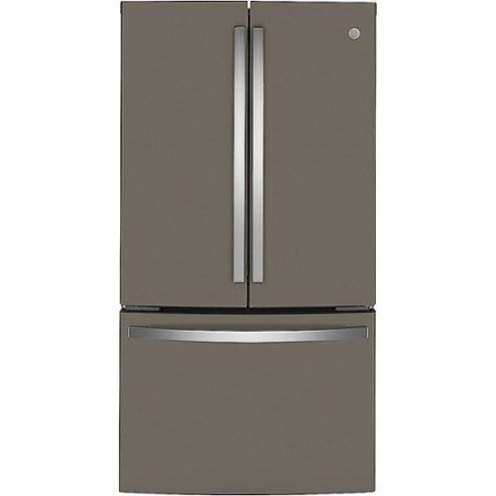 GE - 23.1 Cu. Ft. French Door Counter-Depth Refrigerator - Stainless Steel