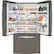 Alt View 1. GE - 23.1 Cu. Ft. French Door Counter-Depth Refrigerator - Slate.