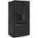 Angle Zoom. GE - 22.1 Cu. Ft. French Door Counter-Depth Refrigerator - Fingerprint resistant black slate.