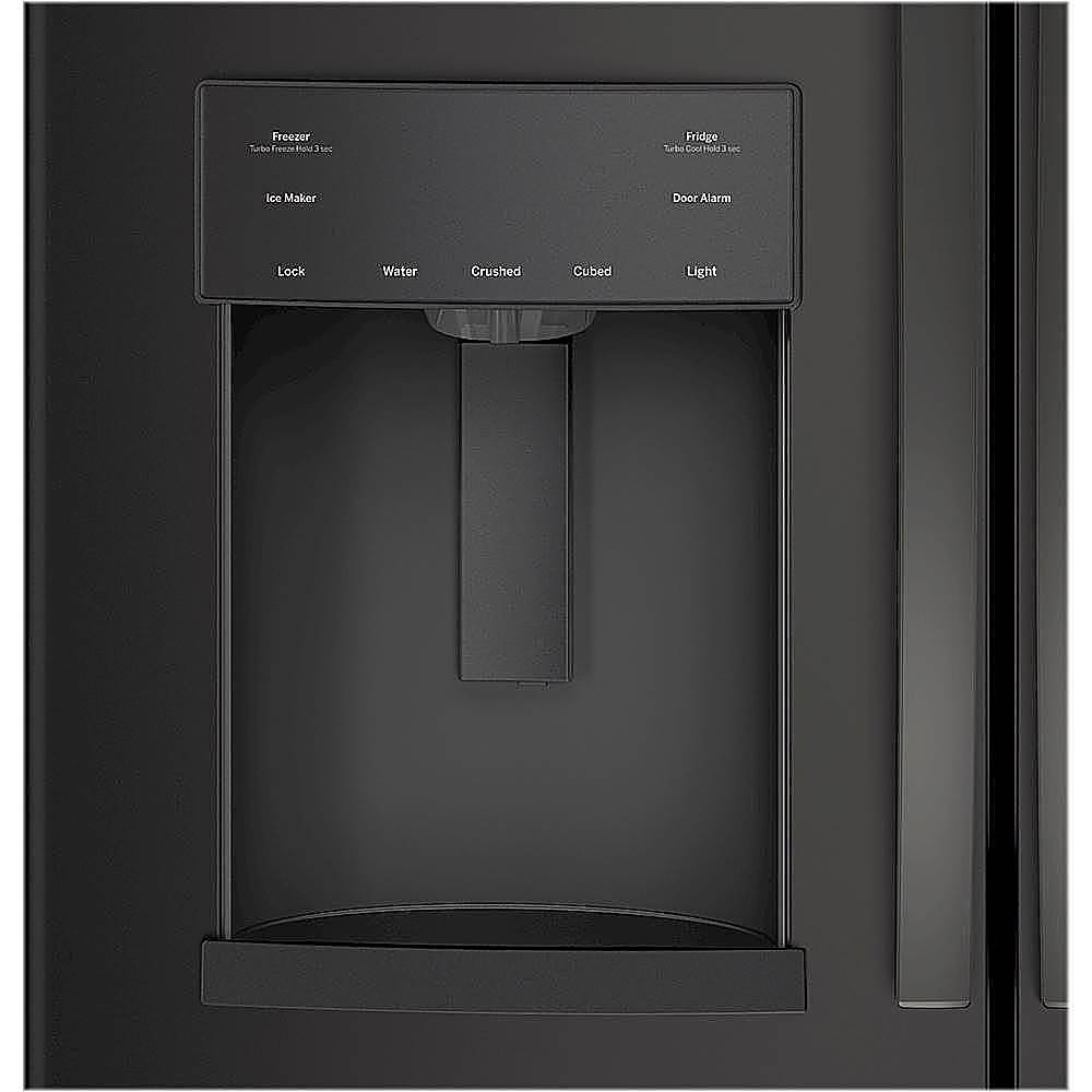 GE Profile 36 in. 22.1 cu. ft. French Door Refrigerator with Autofill in  Black Slate, Counter Depth, Fingerprint Resistant - Best Buy Cabinets and  Floors
