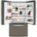 Alt View Zoom 1. GE - 22.1 Cu. Ft. French Door Counter-Depth Refrigerator - Fingerprint resistant slate.