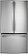 Front Zoom. GE - 27.0 Cu. Ft. French Door Refrigerator with Internal Water Dispenser - Stainless steel.