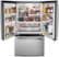 Alt View Zoom 19. GE - 27.0 Cu. Ft. French Door Refrigerator with Internal Water Dispenser - Stainless steel.