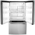 Alt View Zoom 2. GE - 27.0 Cu. Ft. French Door Refrigerator with Internal Water Dispenser - Stainless steel.