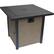 Front. Bond - Woodleaf Gas Fire Pit - Black/Tan.