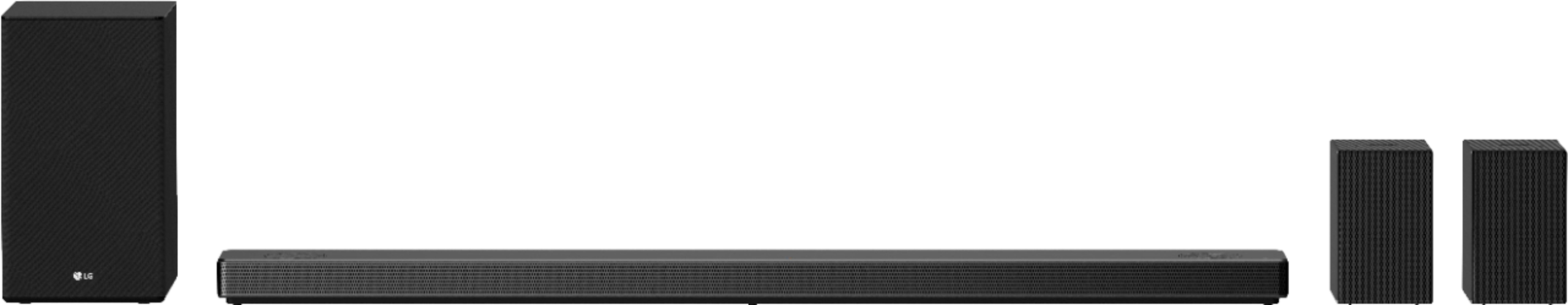 LG - 7.1.4-Channel 770W Soundbar System with Wireless Subwoofer and Dolby Atmos with Google Assistant - Black