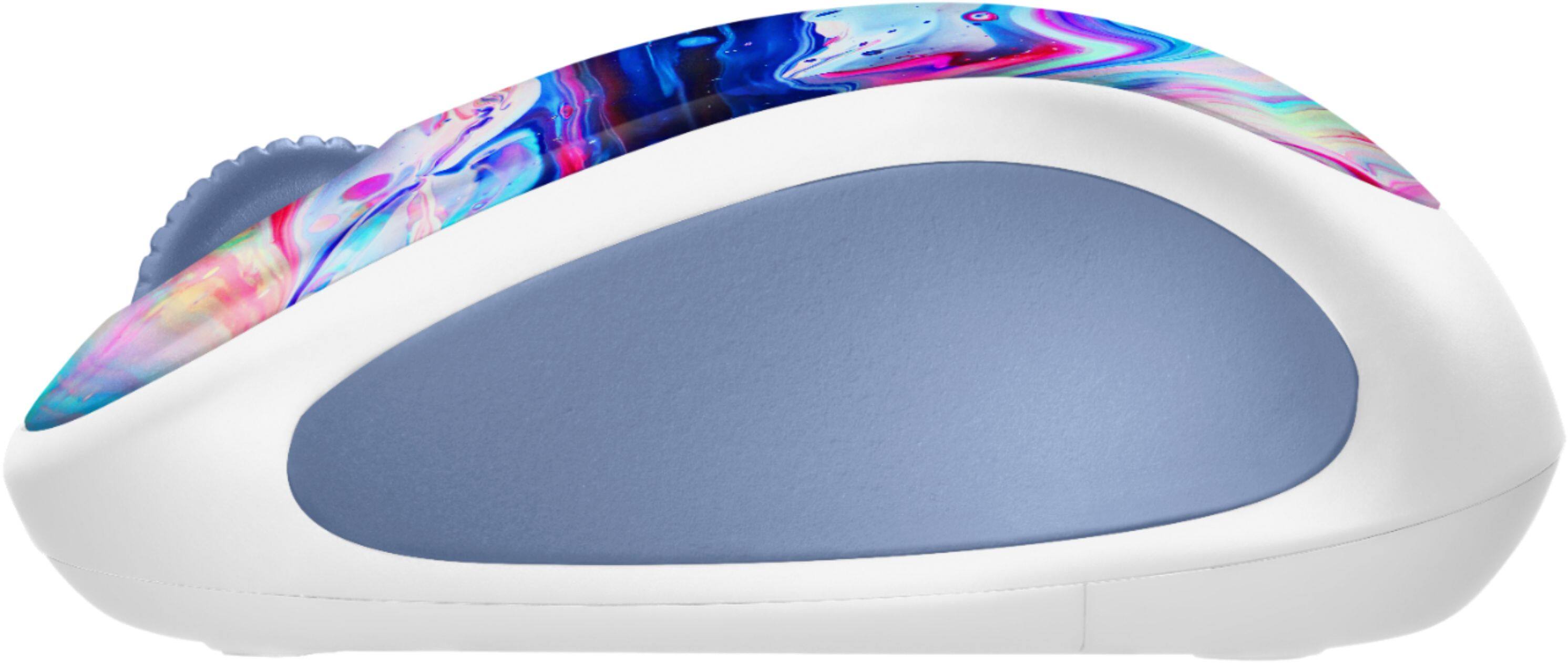 Alt View 12. Logitech - Design Collection Wireless Optical Ambidextrous Mouse with Nano Receiver - Cosmic Play.