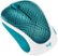 Front. Logitech - Design Collection Wireless Optical Ambidextrous Mouse with Nano Receiver - Teal Maze.