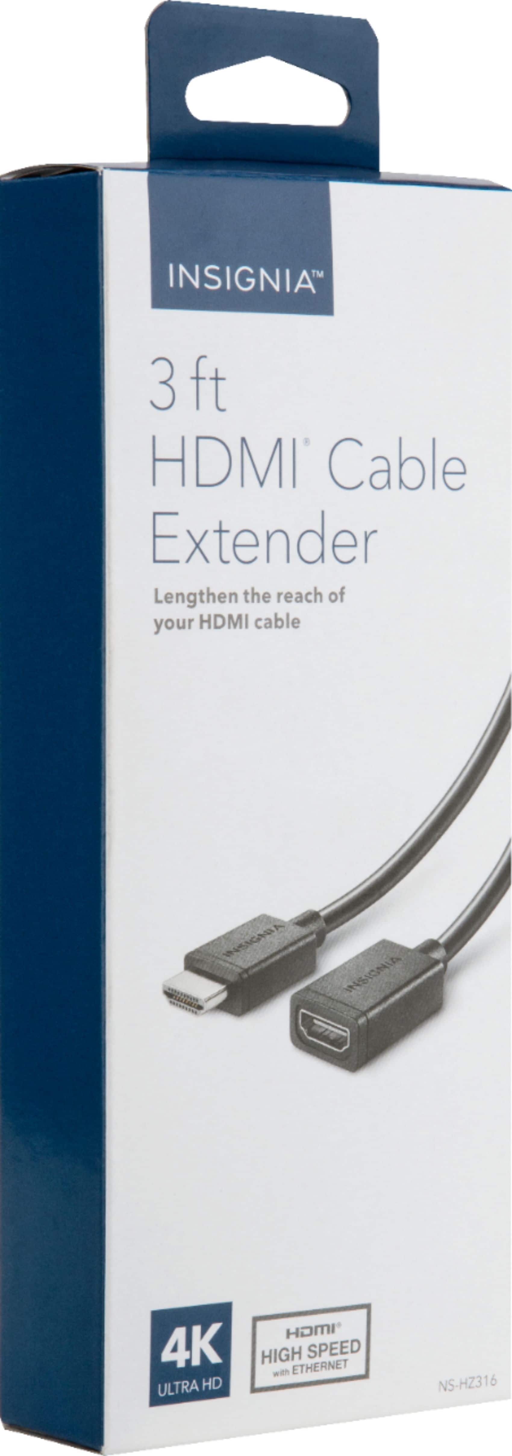 Alt View 15. Insignia™ - 3' HDMI Cable Extender - Black.