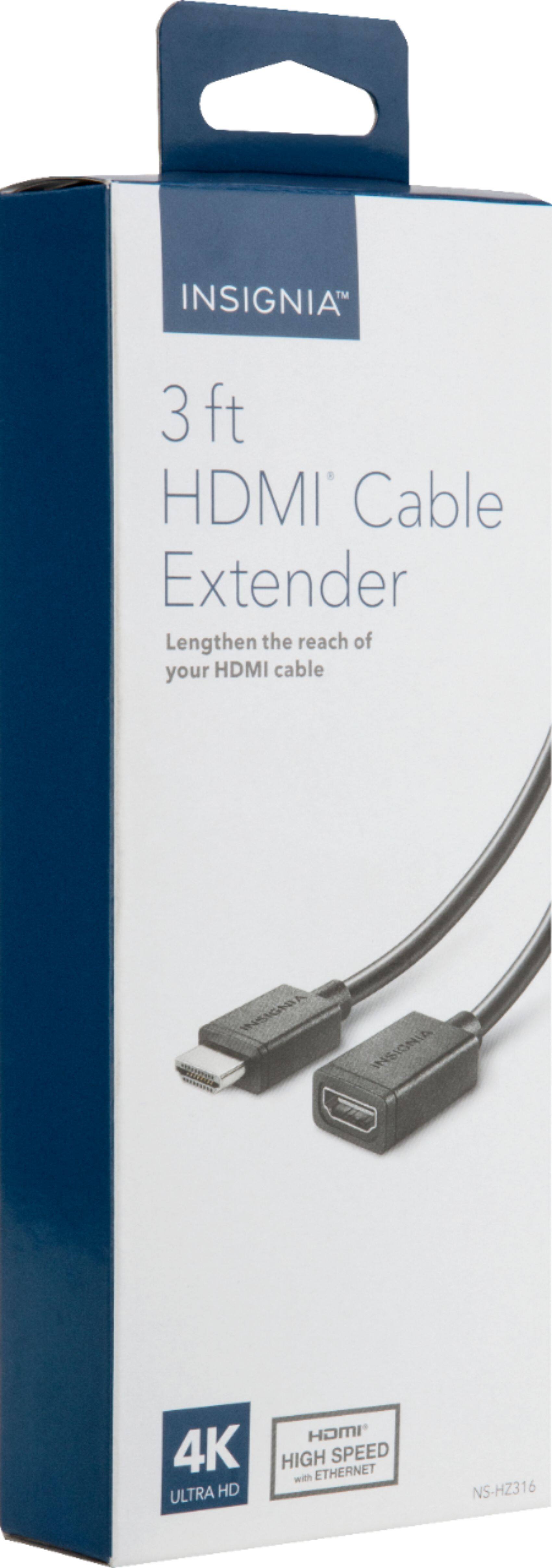 Alt View 15. Insignia™ - 3' HDMI Cable Extender - Black.