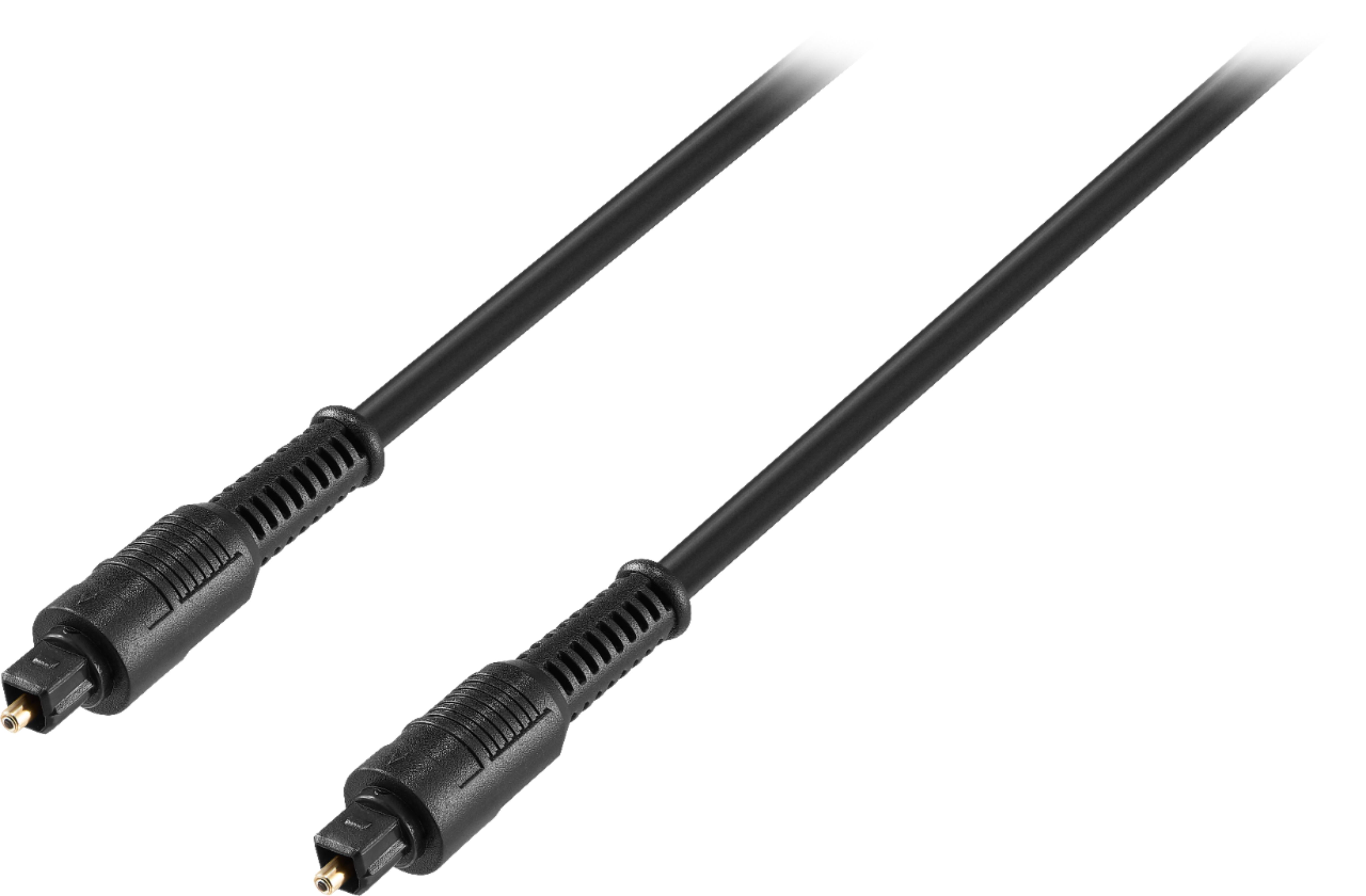 Angle View: Dynex™ - 8' Optical Cable - Black