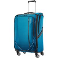 American Tourister - 24" Expandable Spinner Suitcase - Teal Blue - Front_Zoom