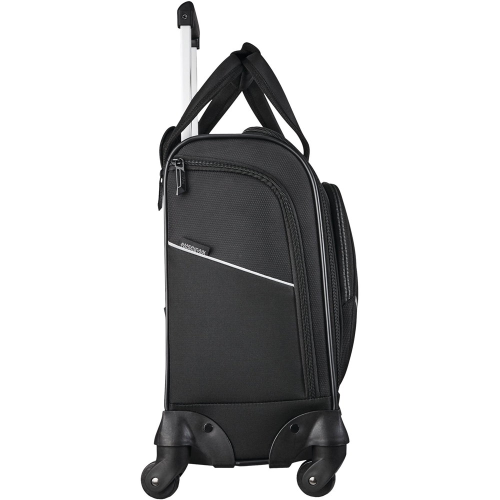 Left View: Samsonite - Centric 2 29" Spinner Suitcase - Black