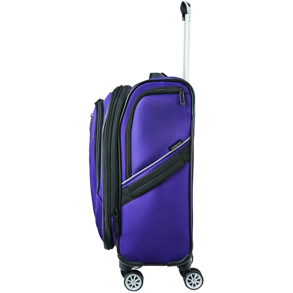 Angle View: American Tourister - 24" Spinner Suitcase - Black