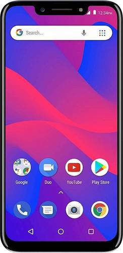 BLU - Refurbished R2 Plus 2019 with 16GB Memory Cell Phone (Unlocked) - Silver-Front_Standard 