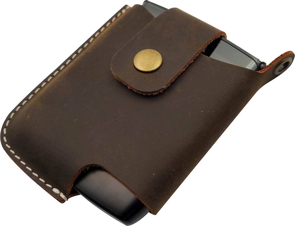 Left. SaharaCase - Holster Case for Motorola Razr (2020) - Brown.