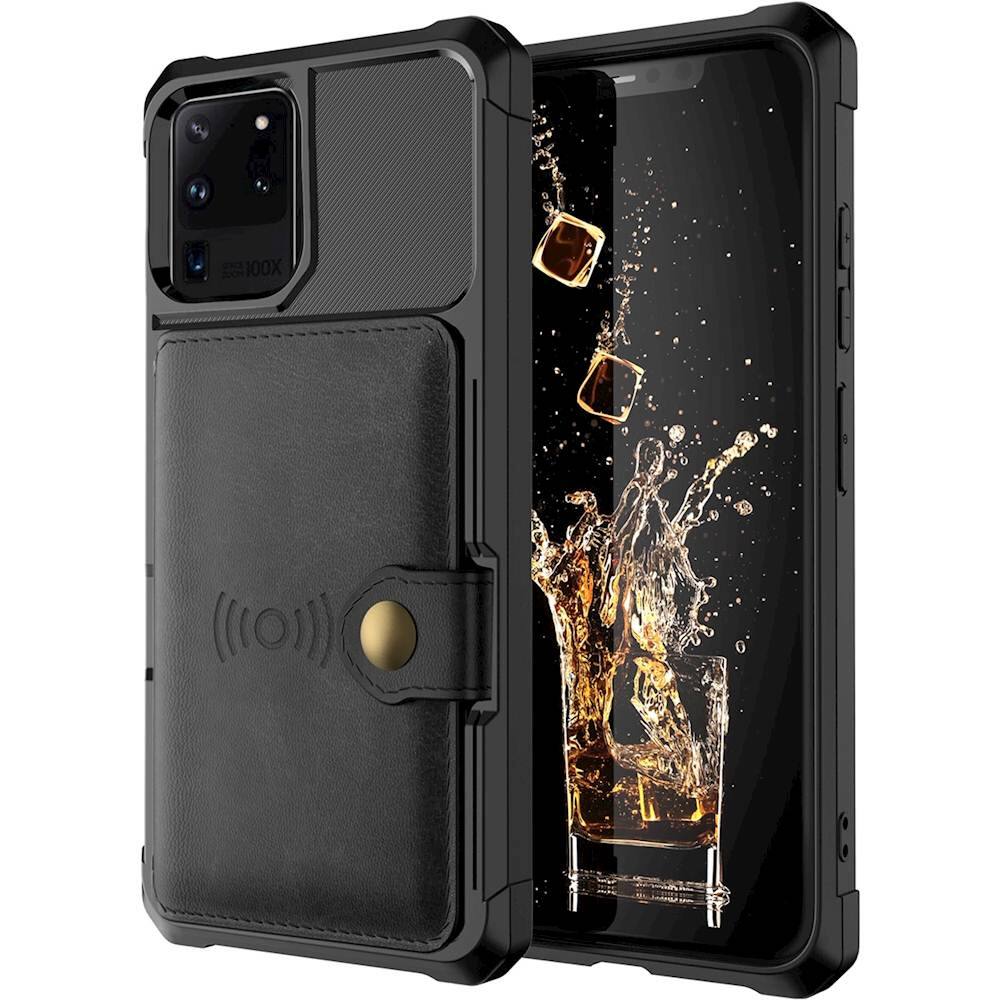 Alt View 11. SaharaCase - Wallet Case for Samsung Galaxy S20 Ultra 5G - Black.