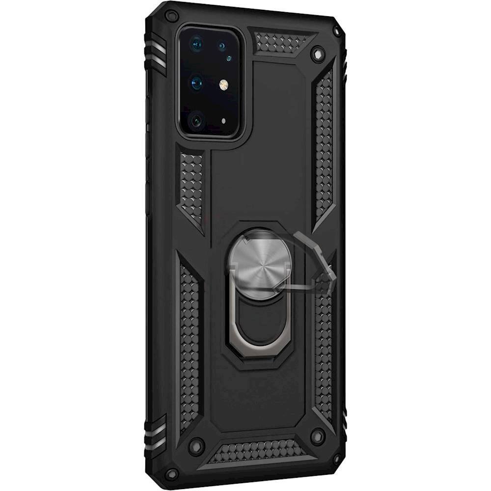Alt View 3. SaharaCase - Military Series Kickstand Case for Samsung Galaxy S20+ and S20+ 5G - Black.