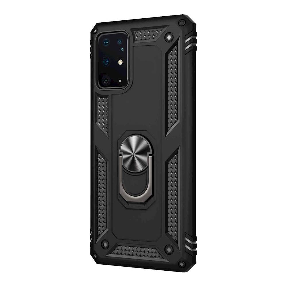 SaharaCase - Military Series Kickstand Case for Samsung Galaxy S20+ and S20+ 5G - Black