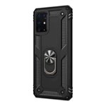 Left. SaharaCase - Military Series Kickstand Case for Samsung Galaxy S20+ and S20+ 5G - Black.