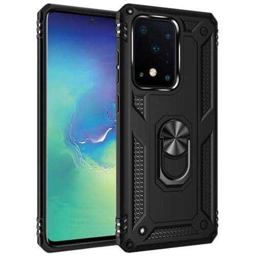 Alt View 14. SaharaCase - Military Series Kickstand Case for Samsung Galaxy S20 Ultra 5G - Black.