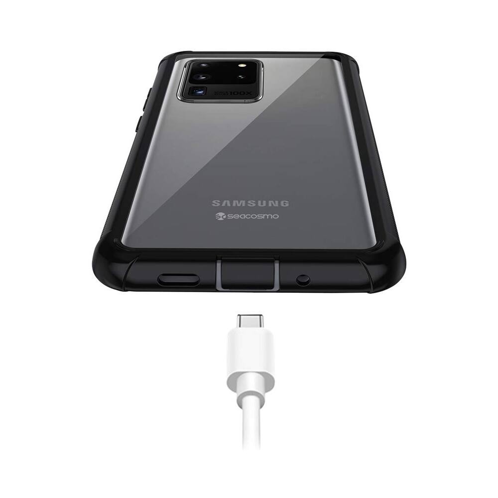 Alt View 12. SaharaCase - Protection Series Modular Case for Samsung Galaxy S20 Ultra 5G - Black.