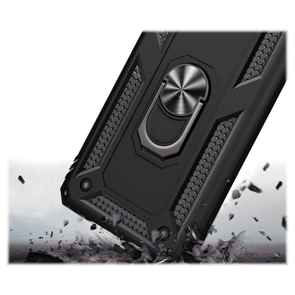 Alt View 14. SaharaCase - Military Series Kickstand Case for Samsung Galaxy S20 and S20 5G - Black.