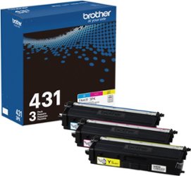 Brother - TN431 3-Pack Standard-Yield Toner Cartridges - Cyan/Magenta/Yellow - Front_Zoom