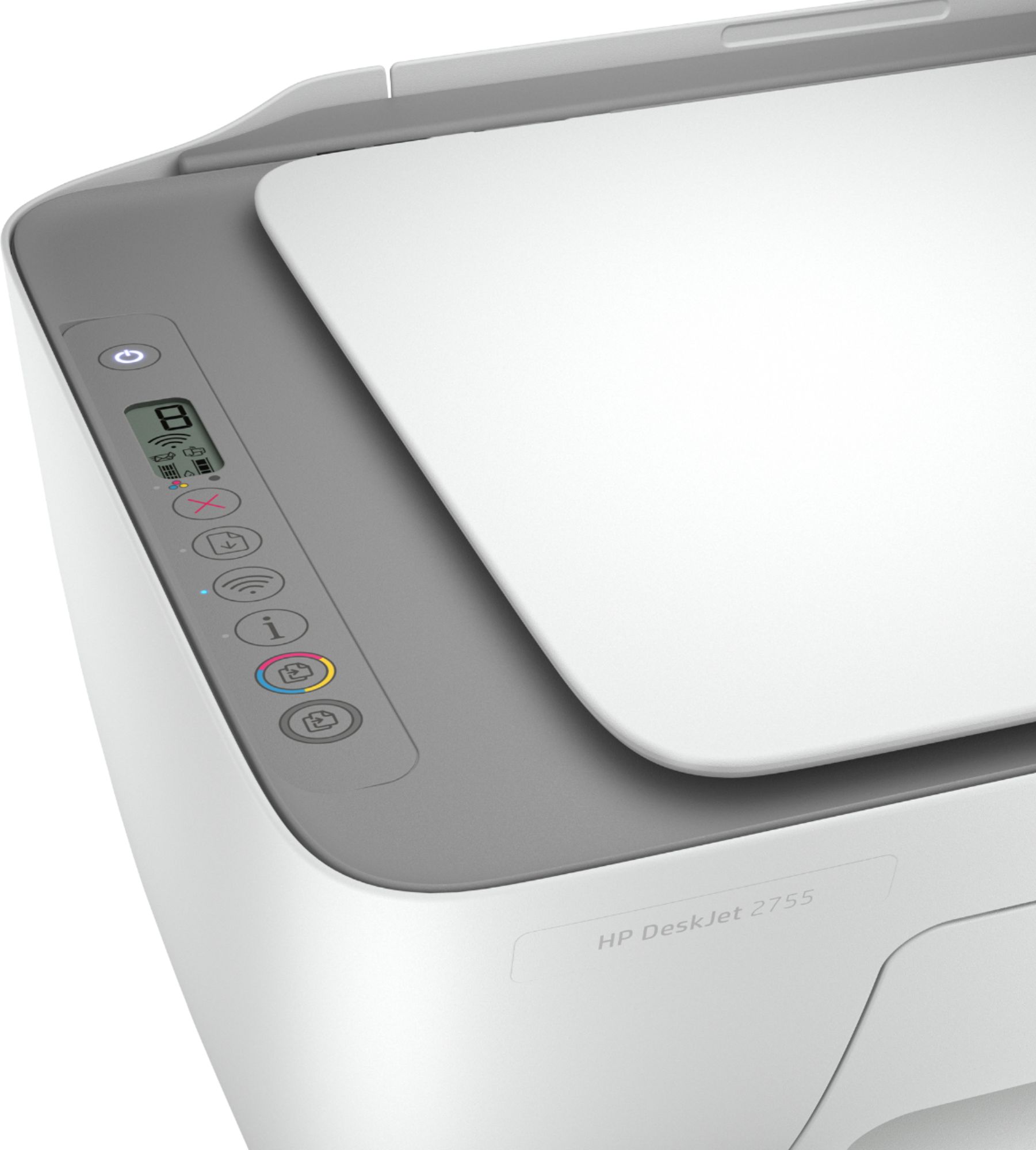 Customer Reviews: HP DeskJet 2755 Wireless All-In-One Instant Ink-Ready Inkjet Printer White ...