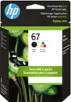 HP - 67 2-Pack Standard Capacity Ink Cartridges - Black & Tri-Color