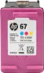 Alt View 1. HP - 67 Standard Capacity Ink Cartridge - Tri-Color.