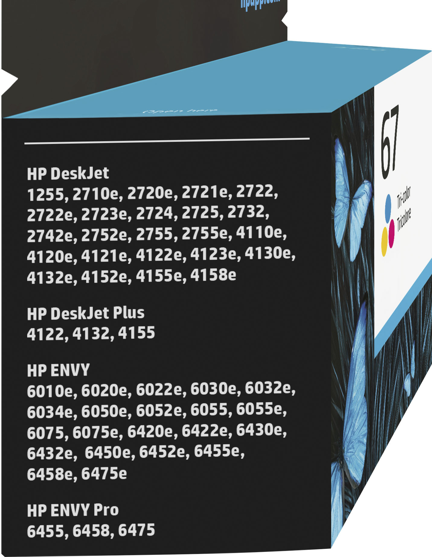 Cartouche d'encre tricolore originale HP 67 (3YM55AN) - HP Store