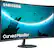 Angle. Samsung - T55 Series 32" LED 1000R Curved FHD FreeSync Monitor with Speakers (DisplayPort, HDMI).