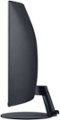 Alt View Zoom 1. Samsung - T55 Series 32" LED 1000R Curved FHD FreeSync Monitor (DisplayPort, HDMI) - Dark Gray/Blue.