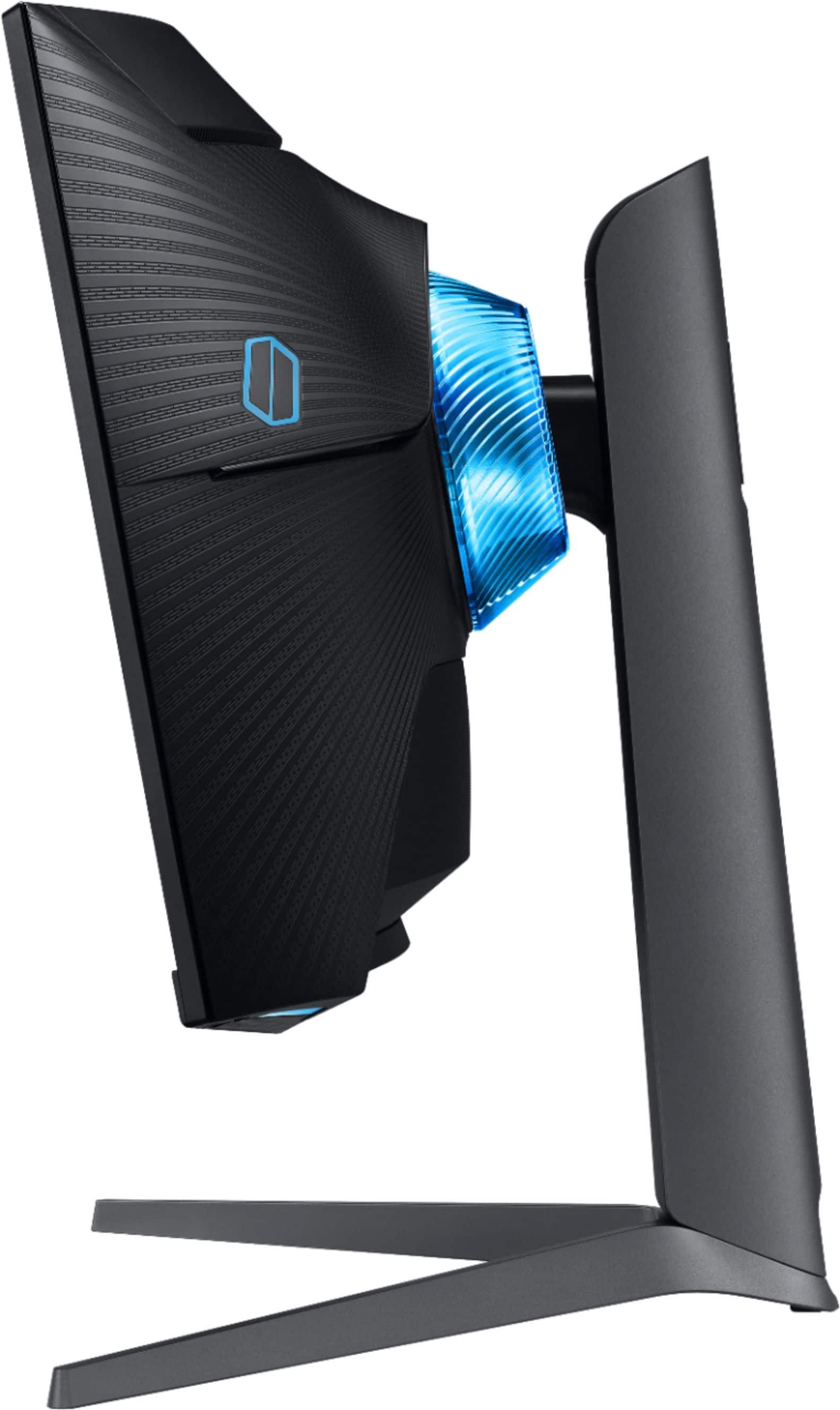 Alt View 14. Samsung - Odyssey G7 27" LED Curved QHD FreeSync and G-SYNC Compatible Monitor with HDR (DisplayPort, HDMI) - Black.