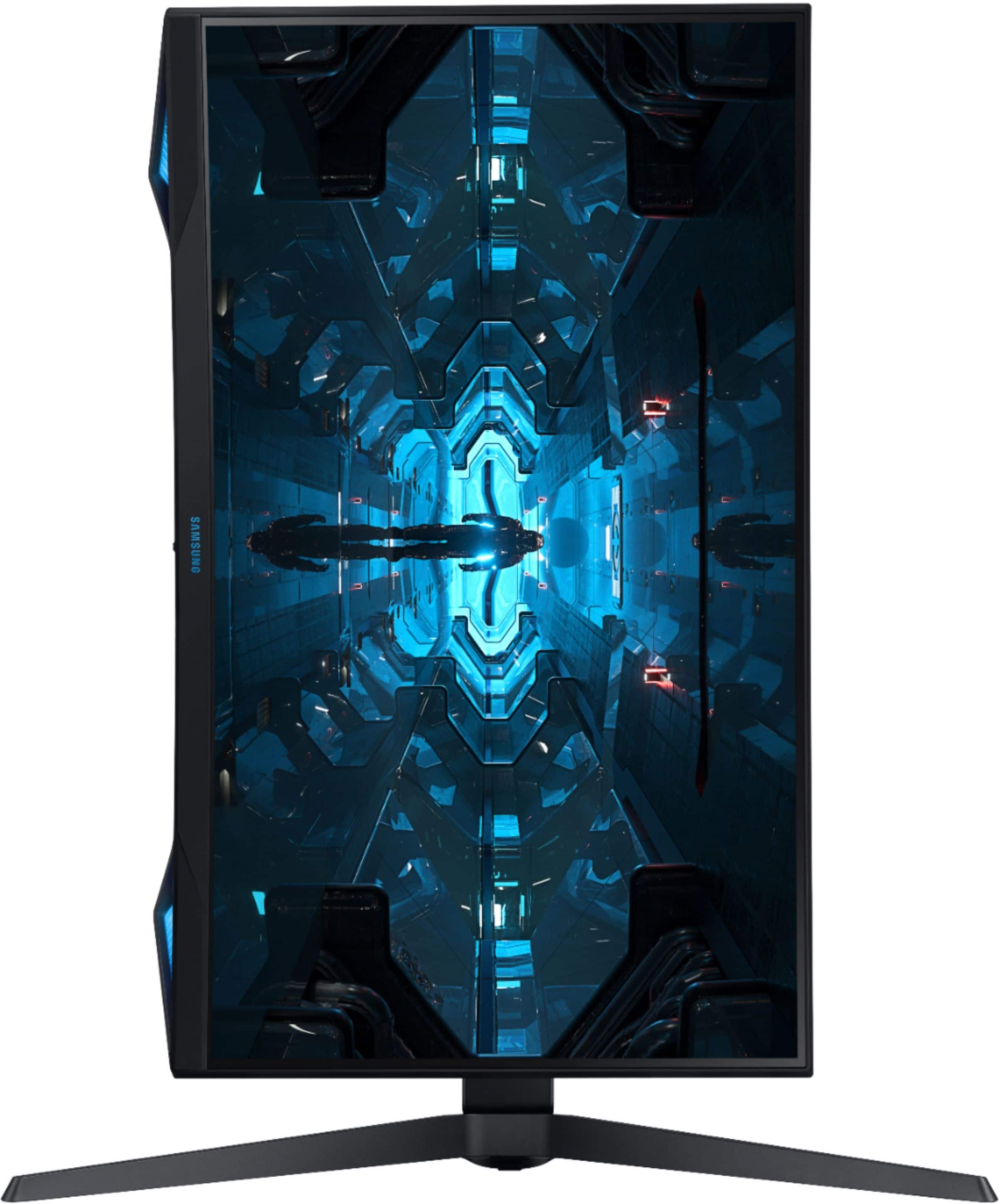 Alt View 15. Samsung - Odyssey G7 27" LED Curved QHD FreeSync and G-SYNC Compatible Monitor with HDR (DisplayPort, HDMI) - Black.