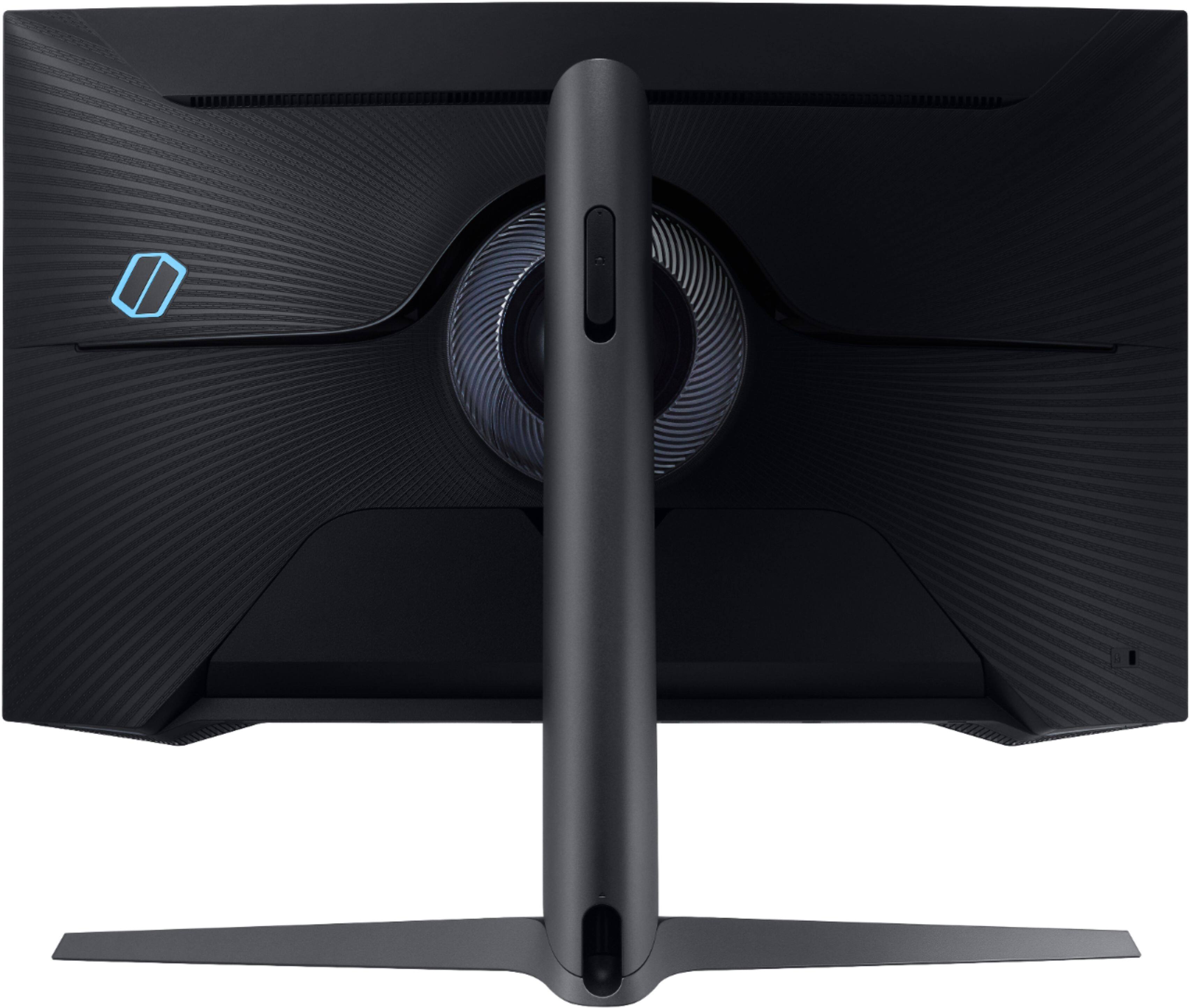 Alt View 17. Samsung - Odyssey G7 27" LED Curved QHD FreeSync and G-SYNC Compatible Monitor with HDR (DisplayPort, HDMI) - Black.