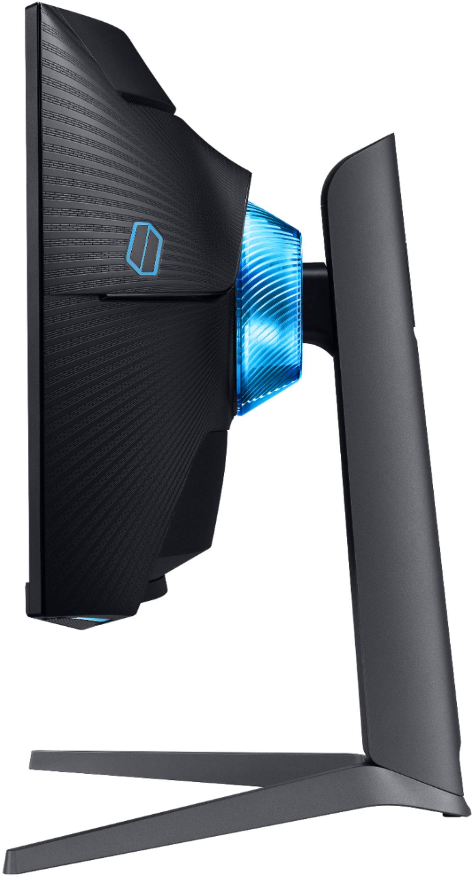 Alt View 1. Samsung - Odyssey G7 27" LED Curved QHD FreeSync and G-SYNC Compatible Monitor with HDR (DisplayPort, HDMI) - Black.