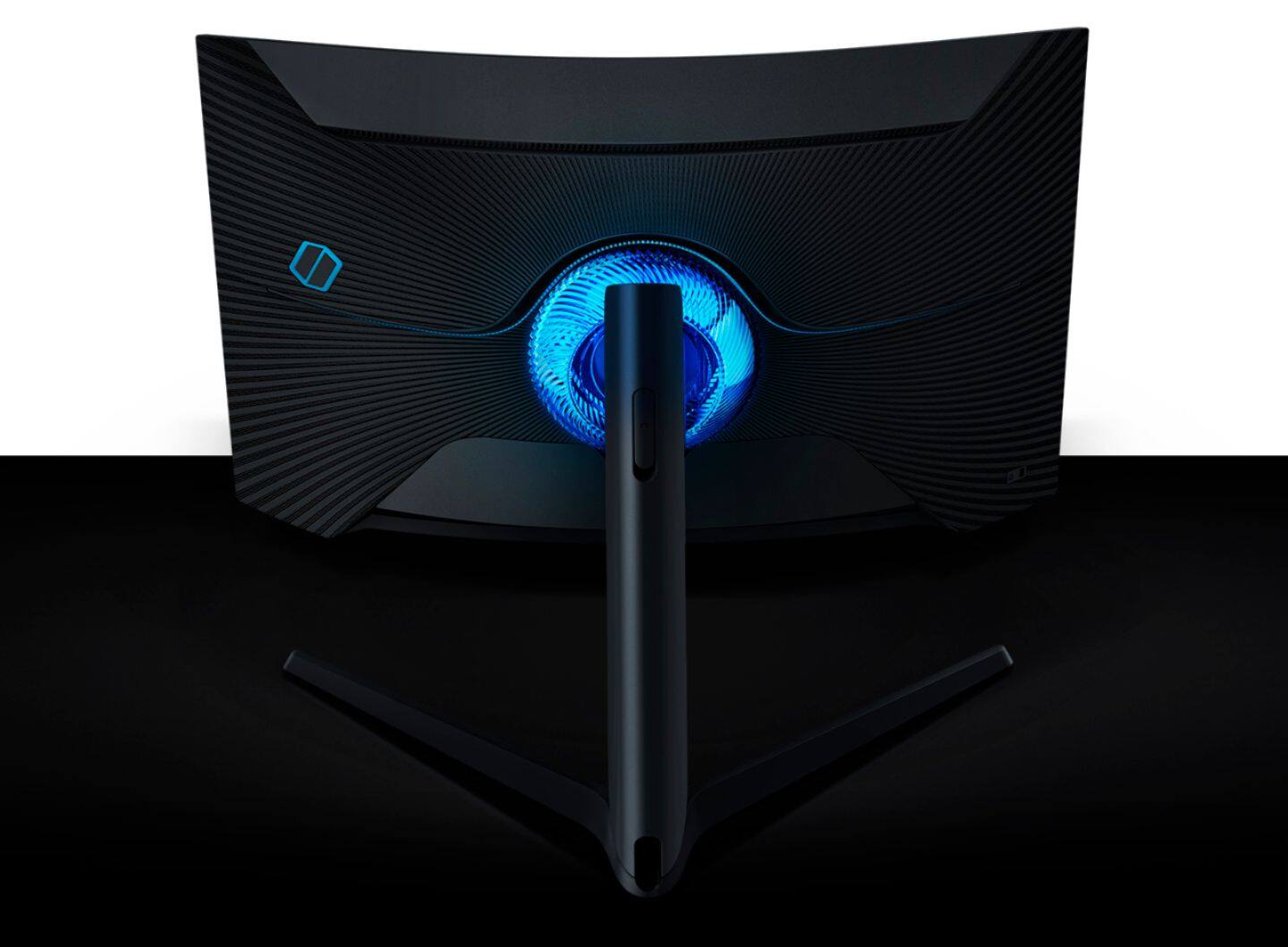 Alt View 27. Samsung - Odyssey G7 27" LED Curved QHD FreeSync and G-SYNC Compatible Monitor with HDR (DisplayPort, HDMI) - Black.