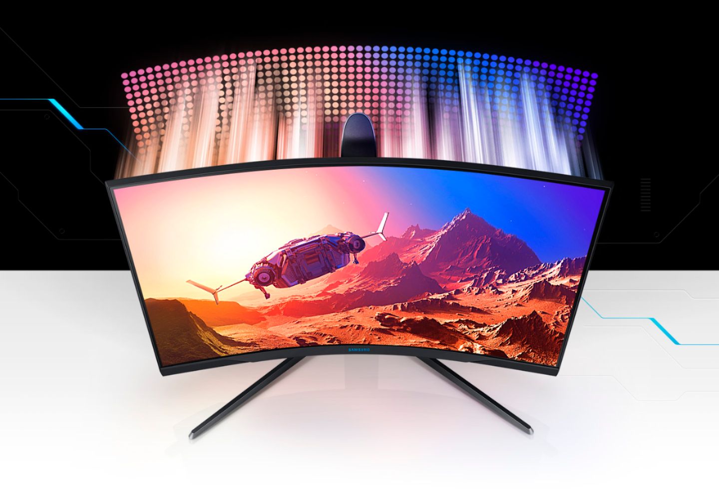 Best Buy: Samsung Odyssey G7 27 LED Curved QHD FreeSync and G-SYNC  Compatible Monitor with HDR (DisplayPort, HDMI) Black LC27G75TQSNXZA