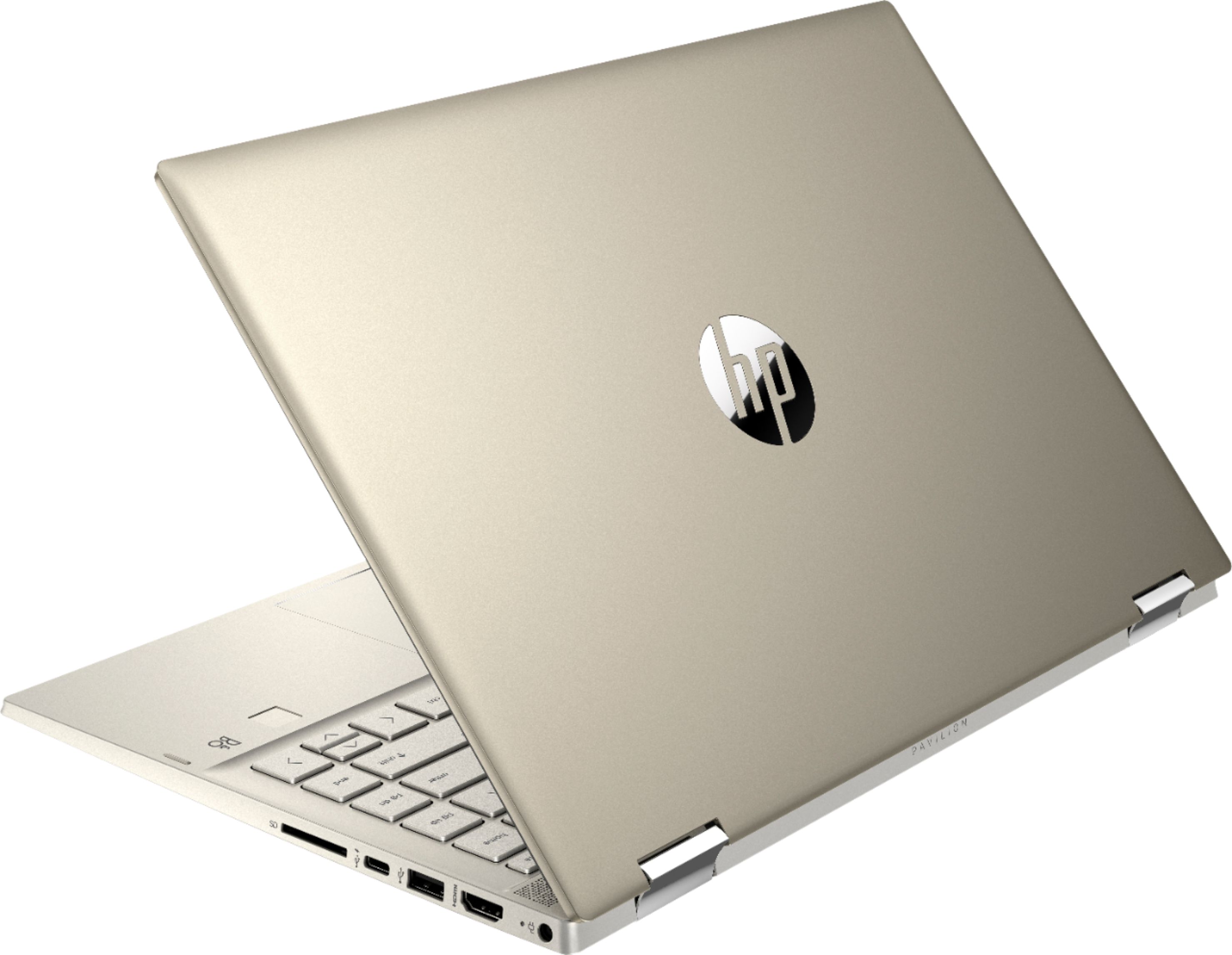 Hp Pavilion X360 2 In 1 14 Touch Screen Laptop Intel Core I5 8gb Memory 256gb Ssd Luminous Gold 14m Dw0023dx Best Buy