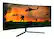 Back. Viotek - GNV34DB2 34-Inch Ultrawide Curved UWQHD 100Hz 1440p Gaming Monitor - 3-Year Warranty (HDMI, DisplayPort) - Black.