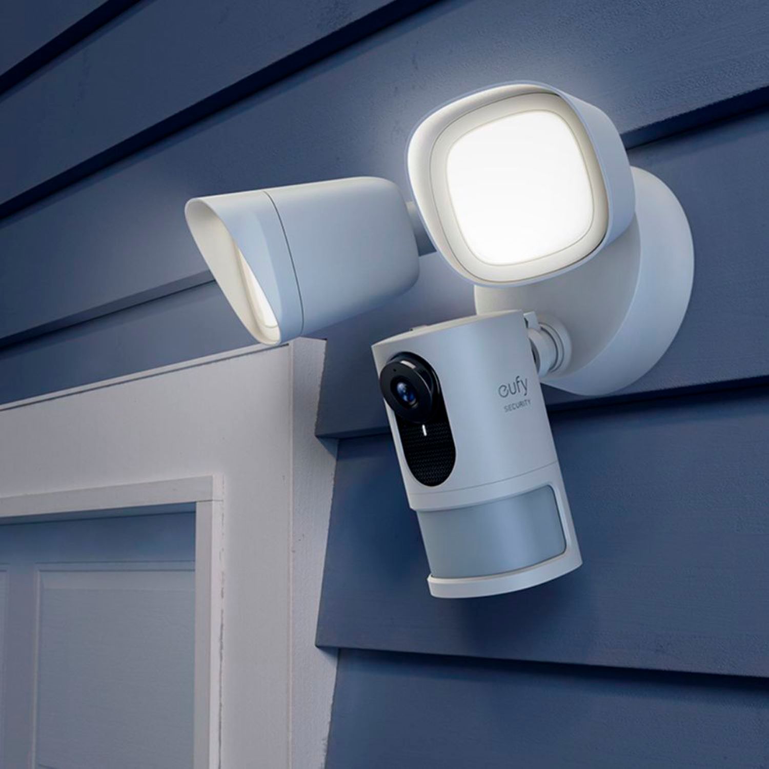 Eufy Outdoor Wireless 1080p Security Floodlight Camera White T84201W1