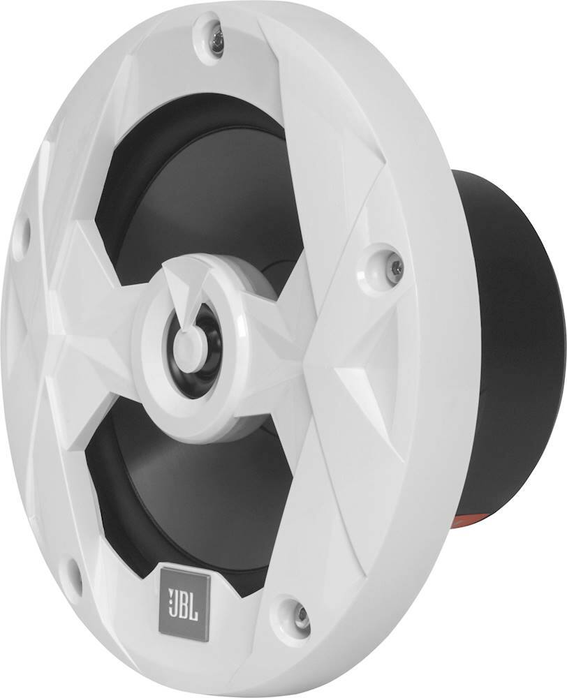 Alt View 11. JBL - Club Marine 6-1/2" 2-Way Marine Speakers with Polypropylene Cones (Pair) - White.