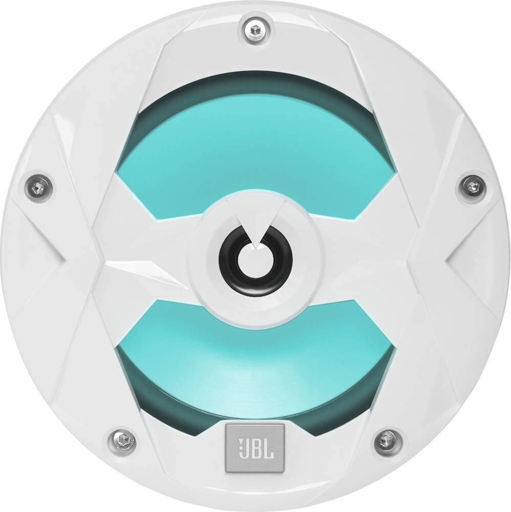 Alt View 21. JBL - Club Marine 6-1/2" 2-Way Marine Speakers with Polypropylene Cones (Pair) - White.