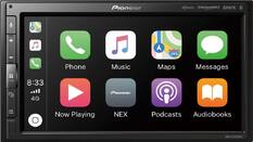 Front. Pioneer - 6.8" - Android Auto™, Apple CarPlay®, Bluetooth®, HD Radio™, - Modular Solutions Digital Media Receiver - Black.