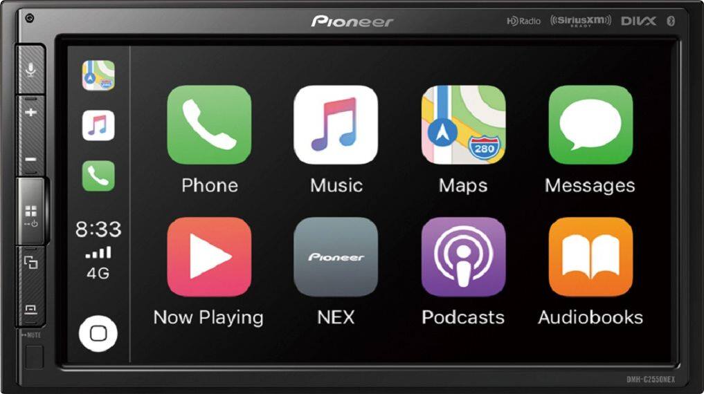 Front. Pioneer - 6.8" - Android Auto™, Apple CarPlay®,  Bluetooth®, HD Radio™, - Modular Solutions Digital Media Receiver - Black.