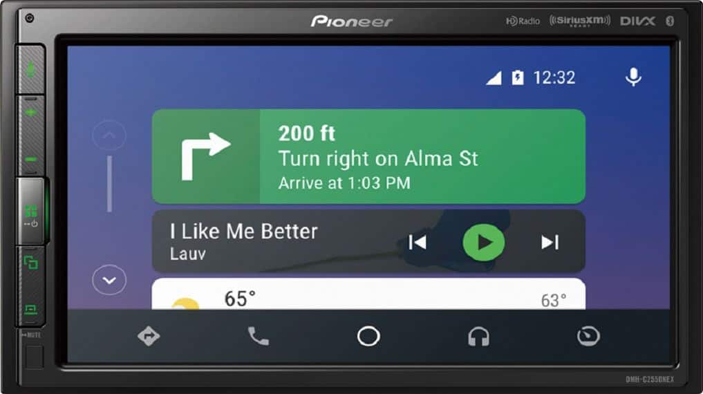 Alt View 11. Pioneer - 6.8" - Android Auto™, Apple CarPlay®, Bluetooth®, HD Radio™, - Modular Solutions Digital Media Receiver - Black.