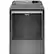 Front. Maytag - 8.8 Cu. Ft. 14-Cycle Electric Dryer with Steam and Extra Power Button.